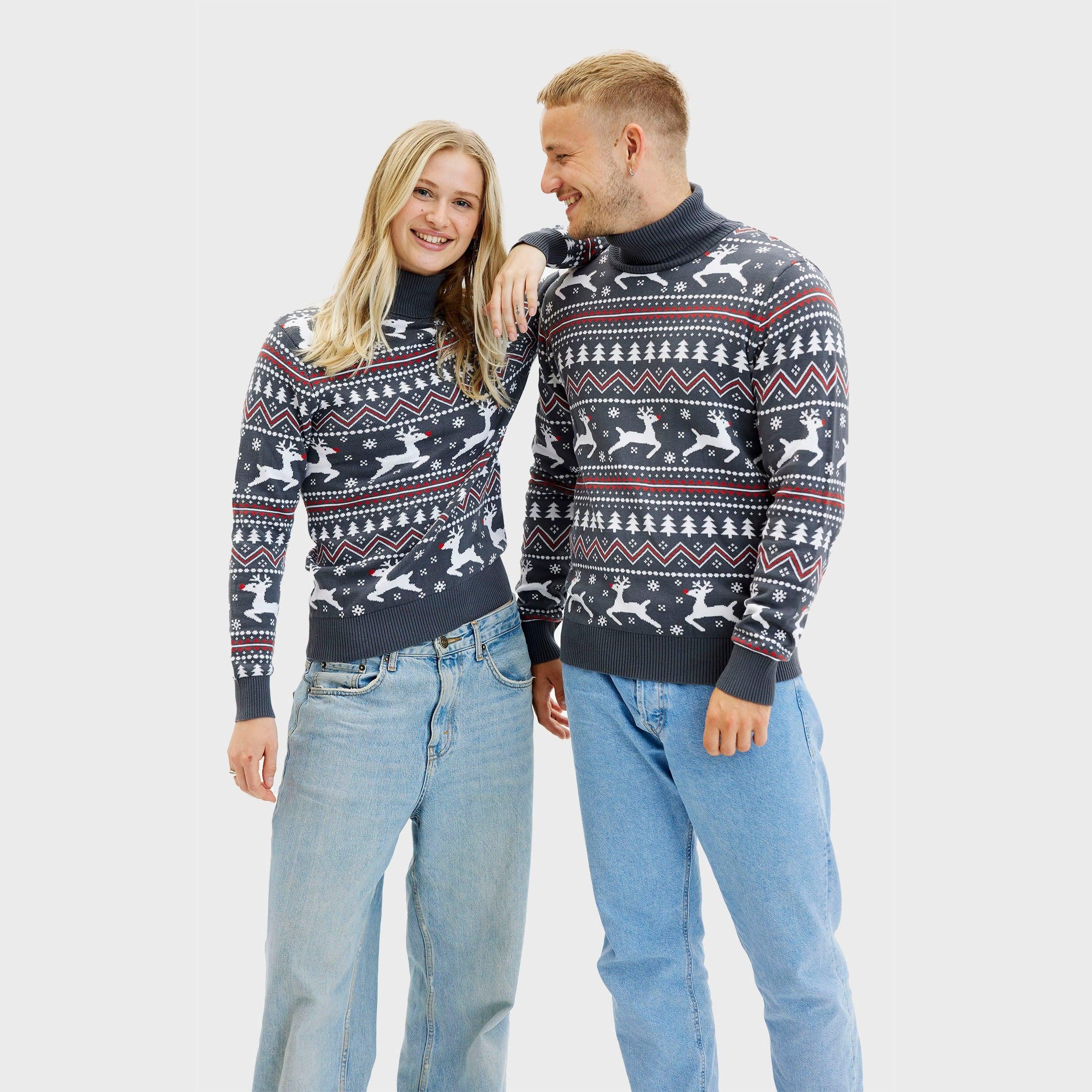 The Stylish Highneck Christmas Sweater – Men
